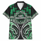 Aotearoa Ngati Maniapoto Personalised Hawaiian Shirt Maori Iwi Poutama Puhoro Tattoo