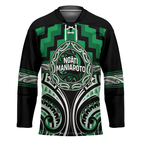 Aotearoa Ngati Maniapoto Personalised Hockey Jersey Maori Iwi Poutama Puhoro Tattoo