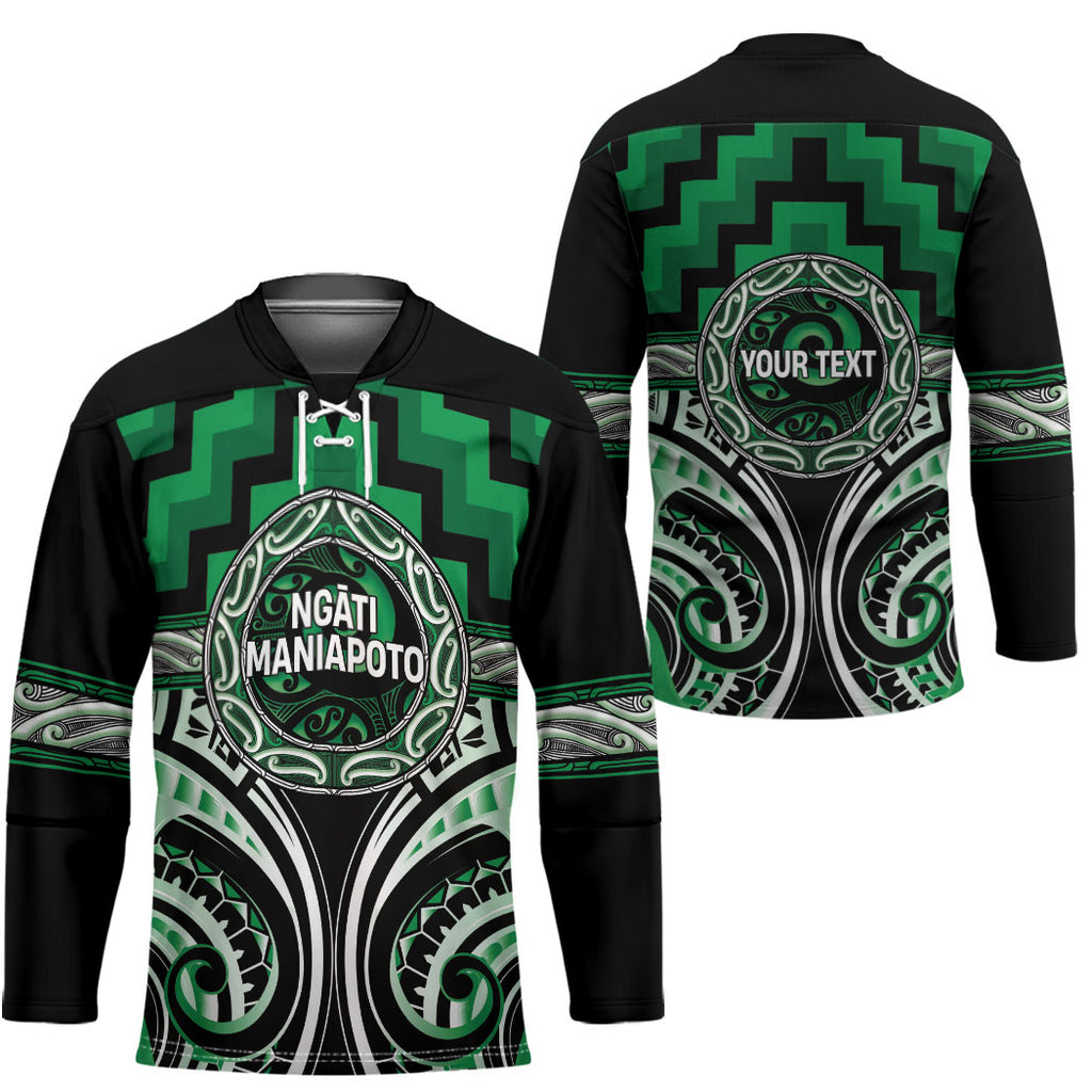 Aotearoa Ngati Maniapoto Personalised Hockey Jersey Maori Iwi Poutama Puhoro Tattoo