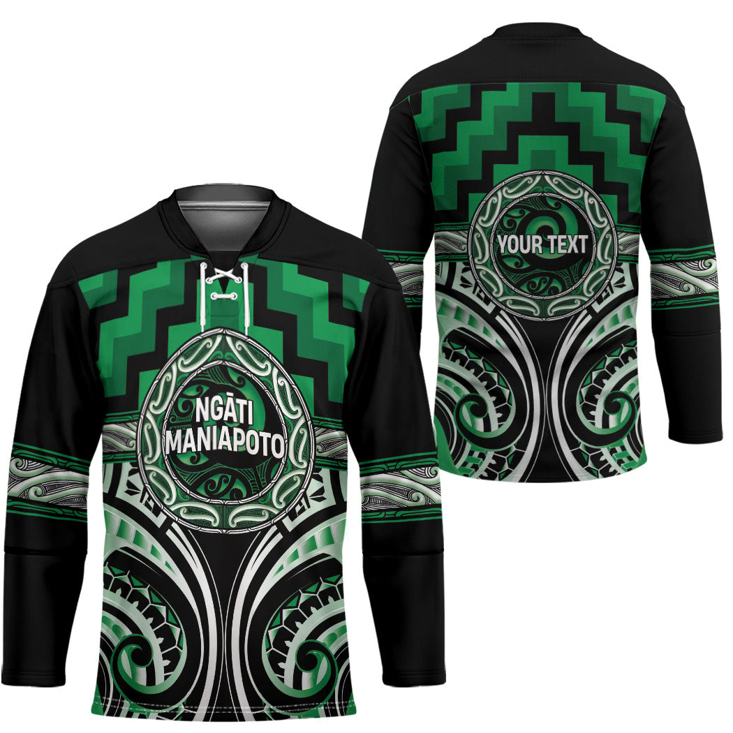Aotearoa Ngati Maniapoto Personalised Hockey Jersey Maori Iwi Poutama Puhoro Tattoo