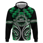 Aotearoa Ngati Maniapoto Personalised Hoodie Maori Iwi Poutama Puhoro Tattoo