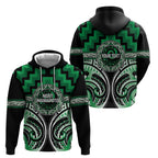 Aotearoa Ngati Maniapoto Personalised Hoodie Maori Iwi Poutama Puhoro Tattoo