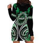 Aotearoa Ngati Maniapoto Personalised Hoodie Dress Maori Iwi Poutama Puhoro Tattoo