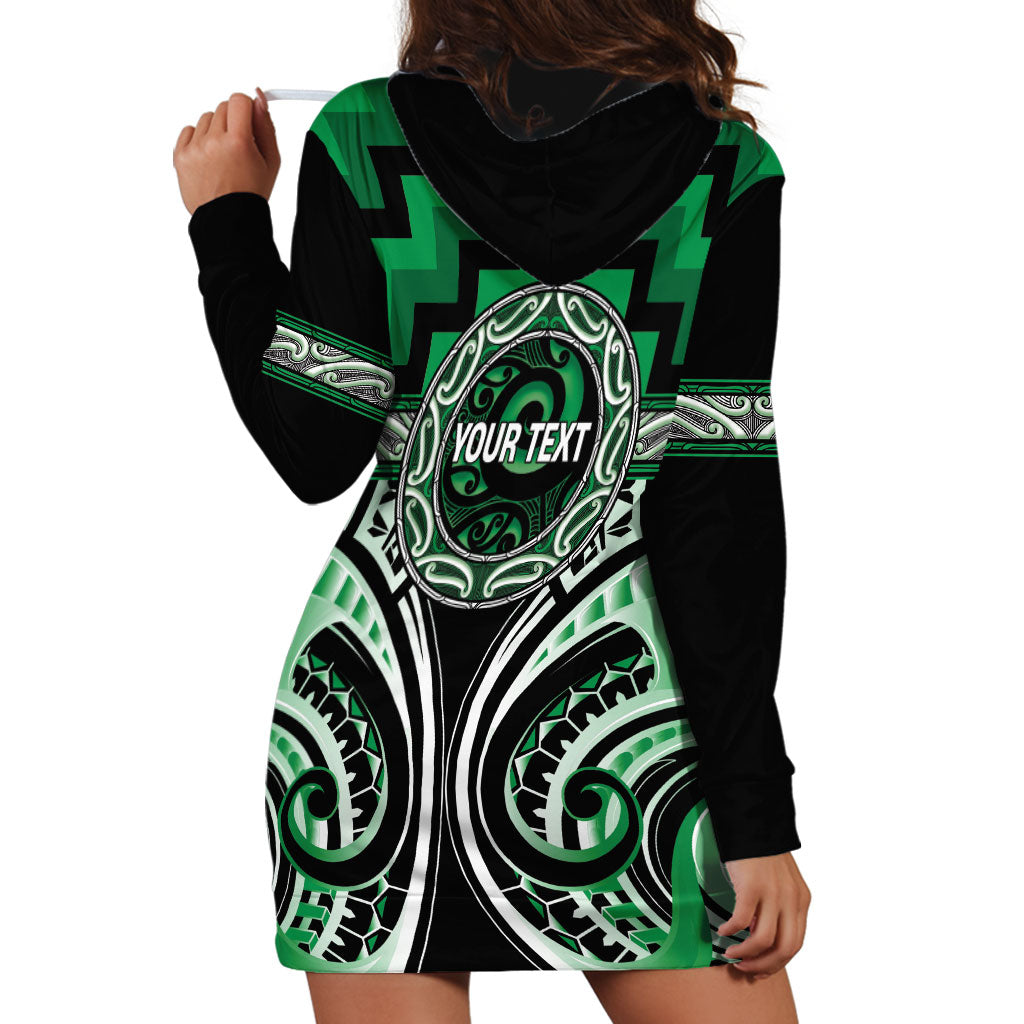 Aotearoa Ngati Maniapoto Personalised Hoodie Dress Maori Iwi Poutama Puhoro Tattoo