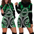Aotearoa Ngati Maniapoto Personalised Hoodie Dress Maori Iwi Poutama Puhoro Tattoo