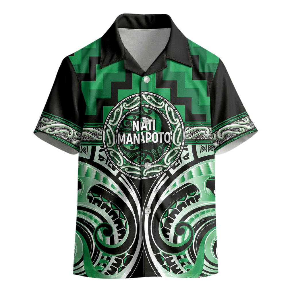 Aotearoa Ngati Maniapoto Personalised Kid Hawaiian Shirt Maori Iwi Poutama Puhoro Tattoo