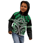 Aotearoa Ngati Maniapoto Personalised Kid Hoodie Maori Iwi Poutama Puhoro Tattoo