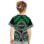 Aotearoa Ngati Maniapoto Personalised Kid T Shirt Maori Iwi Poutama Puhoro Tattoo