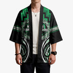 Aotearoa Ngati Maniapoto Personalised Kimono Maori Iwi Poutama Puhoro Tattoo