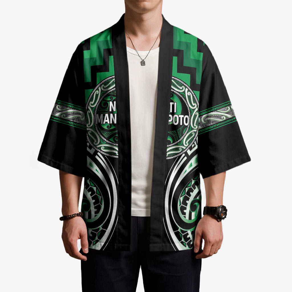 Aotearoa Ngati Maniapoto Personalised Kimono Maori Iwi Poutama Puhoro Tattoo