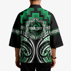 Aotearoa Ngati Maniapoto Personalised Kimono Maori Iwi Poutama Puhoro Tattoo