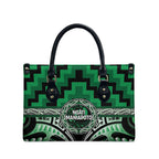 Aotearoa Ngati Maniapoto Leather Bag Maori Iwi Poutama Puhoro Tattoo