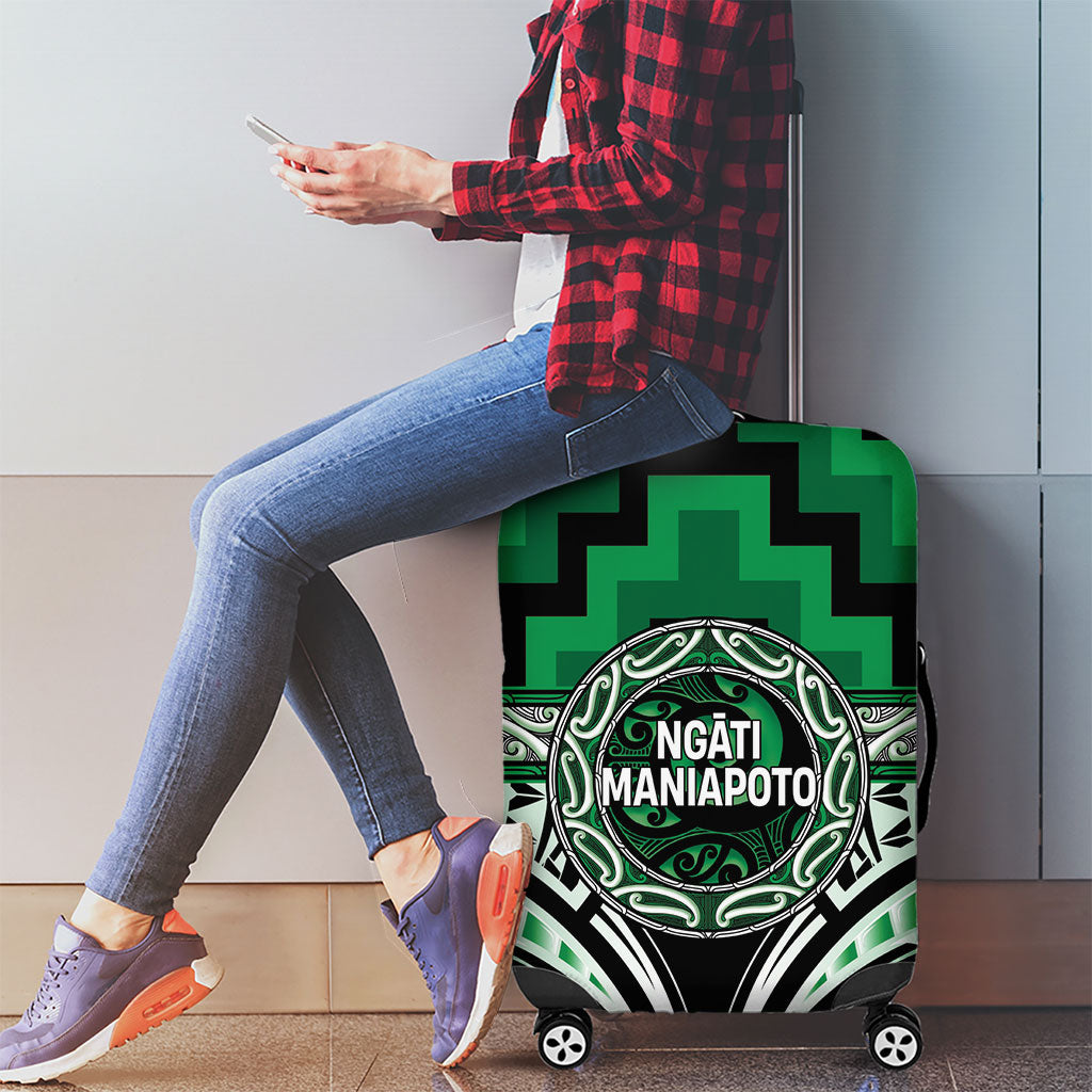 Aotearoa Ngati Maniapoto Luggage Cover Maori Iwi Poutama Puhoro Tattoo