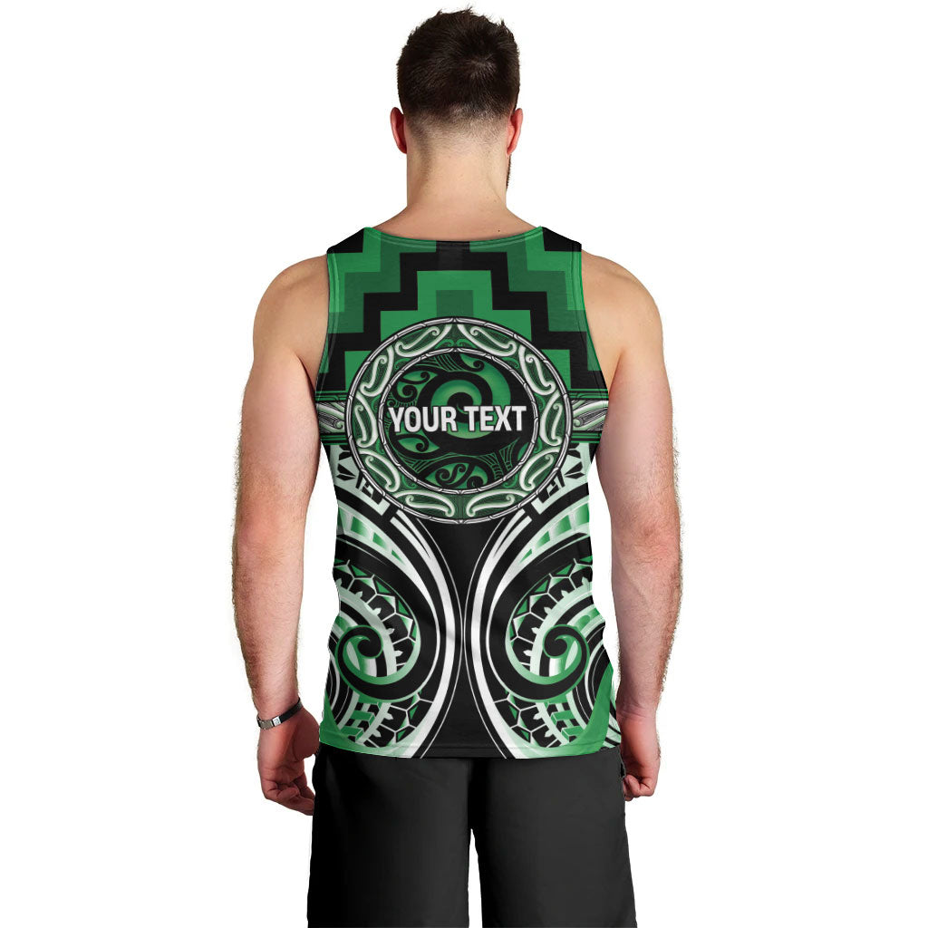 Aotearoa Ngati Maniapoto Personalised Men Tank Top Maori Iwi Poutama Puhoro Tattoo