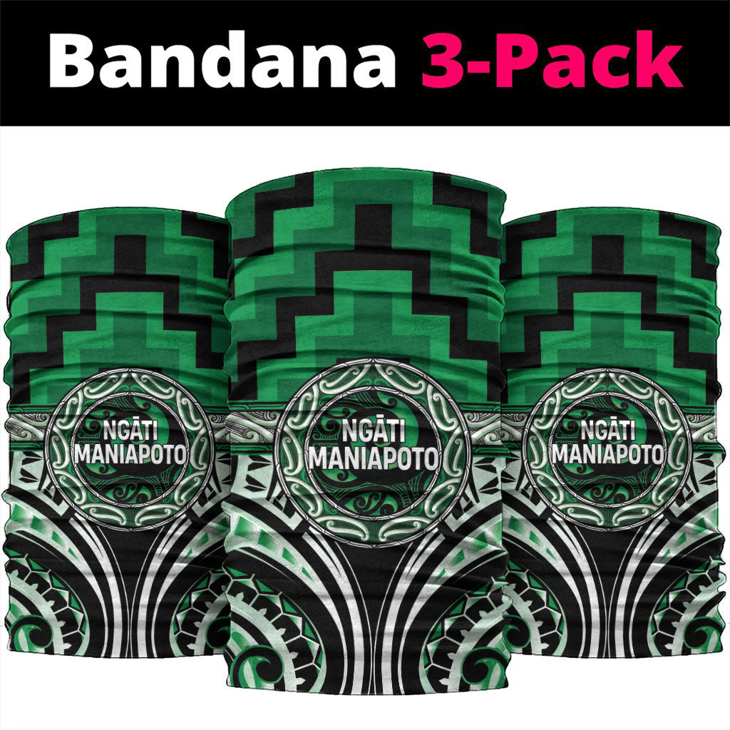 Aotearoa Ngati Maniapoto Neck Gaiter Maori Iwi Poutama Puhoro Tattoo