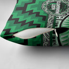 Aotearoa Ngati Maniapoto Pillow Cover Maori Iwi Poutama Puhoro Tattoo
