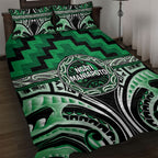 Aotearoa Ngati Maniapoto Quilt Bed Set Maori Iwi Poutama Puhoro Tattoo