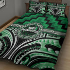Aotearoa Ngati Maniapoto Quilt Bed Set Maori Iwi Poutama Puhoro Tattoo