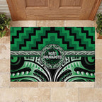 Aotearoa Ngati Maniapoto Rubber Doormat Maori Iwi Poutama Puhoro Tattoo