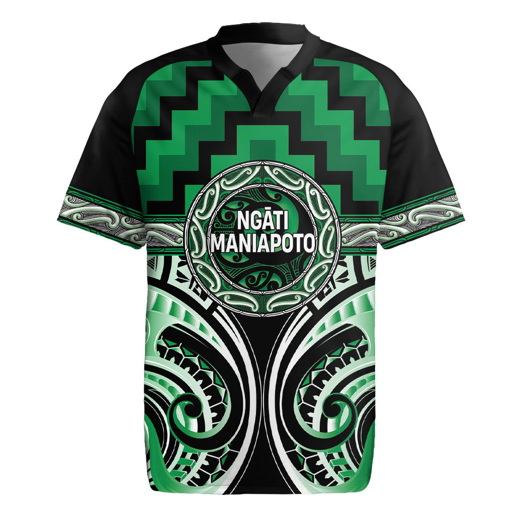 Aotearoa Ngati Maniapoto Personalised Rugby Jersey Maori Iwi Poutama Puhoro Tattoo