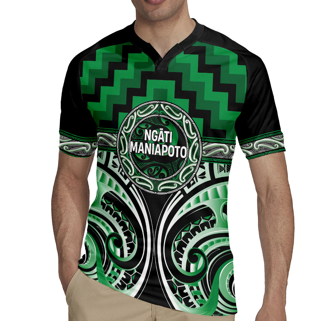 Aotearoa Ngati Maniapoto Personalised Rugby Jersey Maori Iwi Poutama Puhoro Tattoo