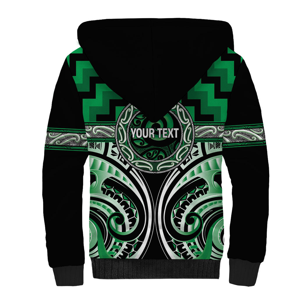 Aotearoa Ngati Maniapoto Personalised Sherpa Hoodie Maori Iwi Poutama Puhoro Tattoo