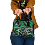 Aotearoa Ngati Maniapoto Shoulder Handbag Maori Iwi Poutama Puhoro Tattoo