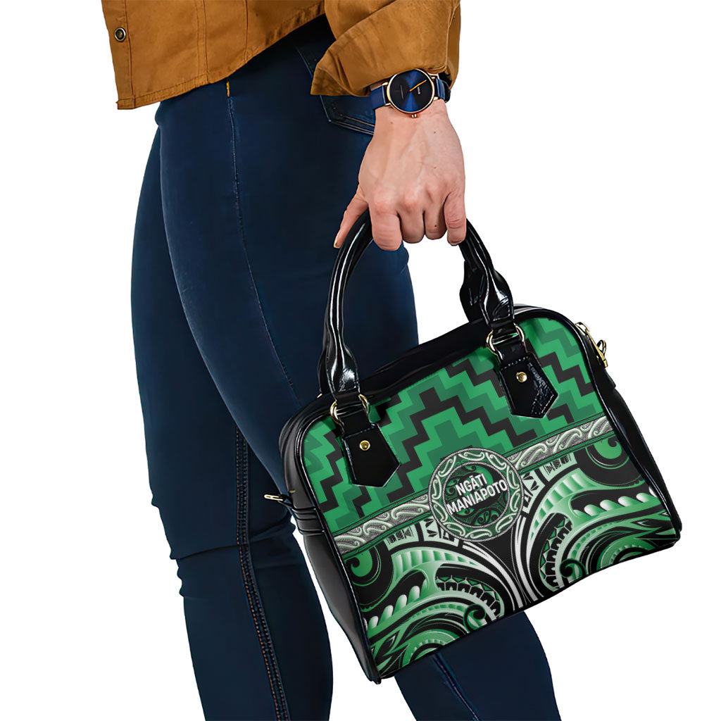 Aotearoa Ngati Maniapoto Shoulder Handbag Maori Iwi Poutama Puhoro Tattoo