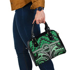 Aotearoa Ngati Maniapoto Shoulder Handbag Maori Iwi Poutama Puhoro Tattoo