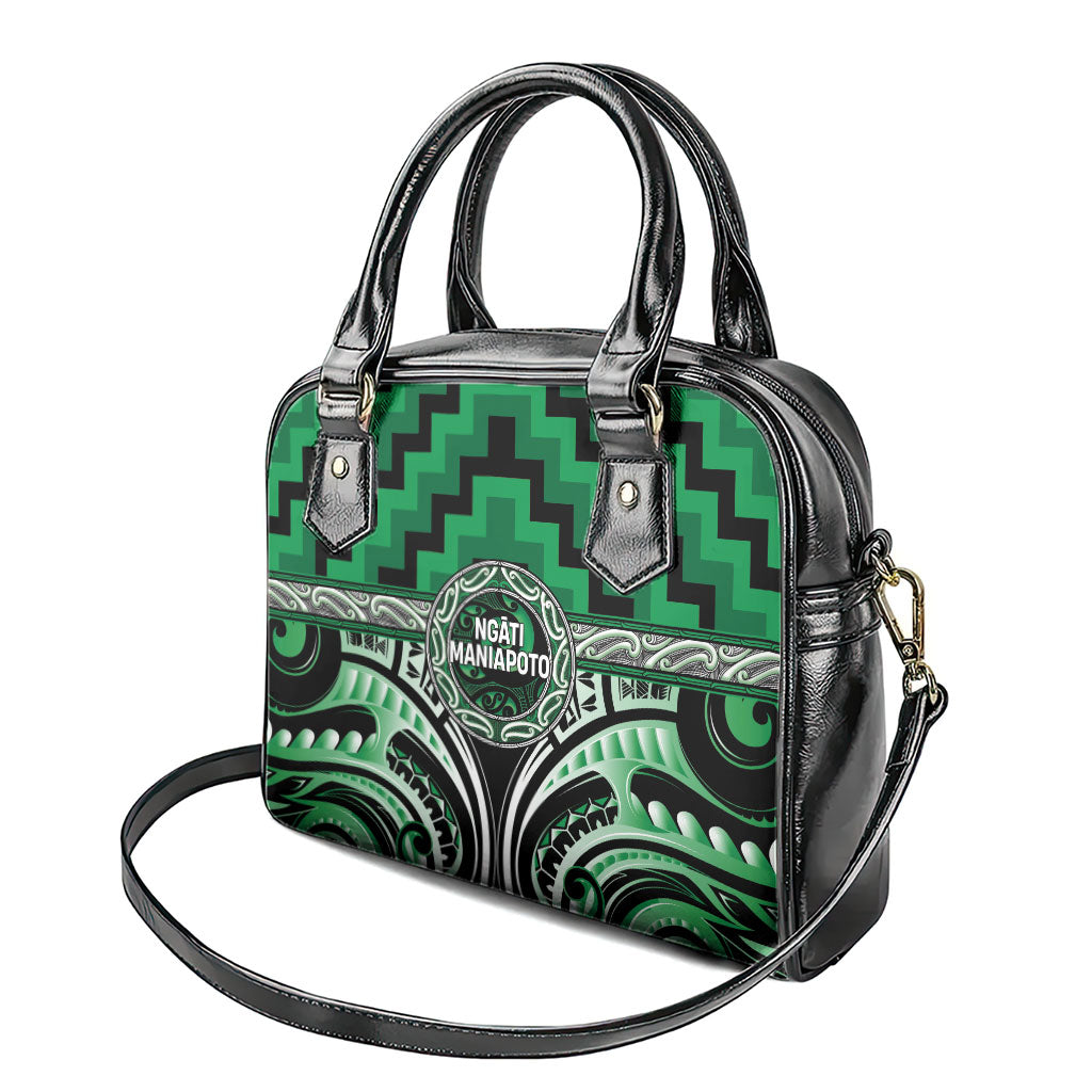 Aotearoa Ngati Maniapoto Shoulder Handbag Maori Iwi Poutama Puhoro Tattoo