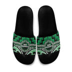 Aotearoa Ngati Maniapoto Slide Sandals Maori Iwi Poutama Puhoro Tattoo