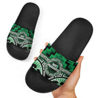 Aotearoa Ngati Maniapoto Slide Sandals Maori Iwi Poutama Puhoro Tattoo