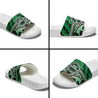 Aotearoa Ngati Maniapoto Slide Sandals Maori Iwi Poutama Puhoro Tattoo