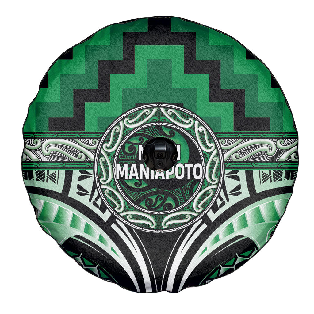 Aotearoa Ngati Maniapoto Spare Tire Cover Maori Iwi Poutama Puhoro Tattoo