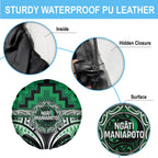 Aotearoa Ngati Maniapoto Spare Tire Cover Maori Iwi Poutama Puhoro Tattoo