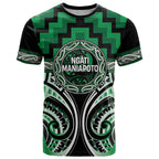 Aotearoa Ngati Maniapoto Personalised T Shirt Maori Iwi Poutama Puhoro Tattoo