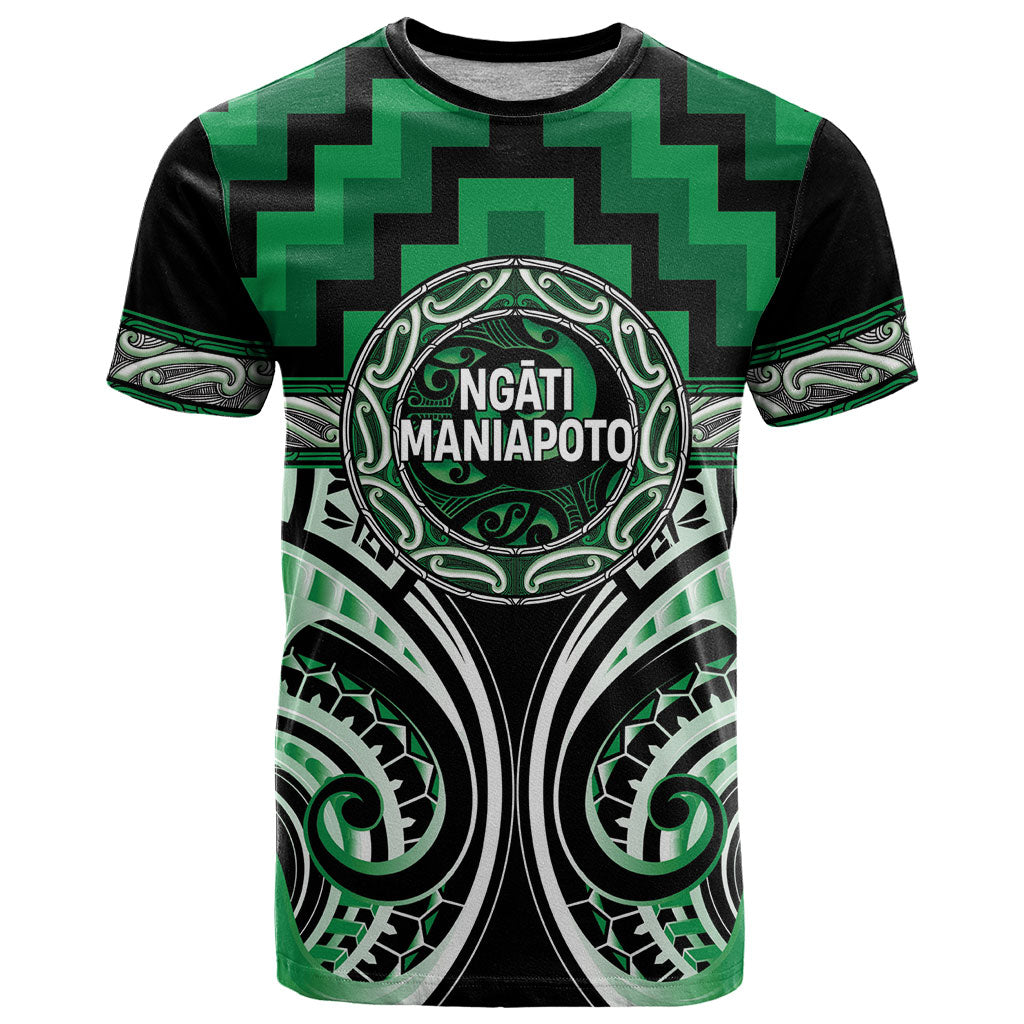 Aotearoa Ngati Maniapoto Personalised T Shirt Maori Iwi Poutama Puhoro Tattoo