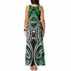 Aotearoa Ngati Maniapoto Personalised Tank Maxi Dress Maori Iwi Poutama Puhoro Tattoo