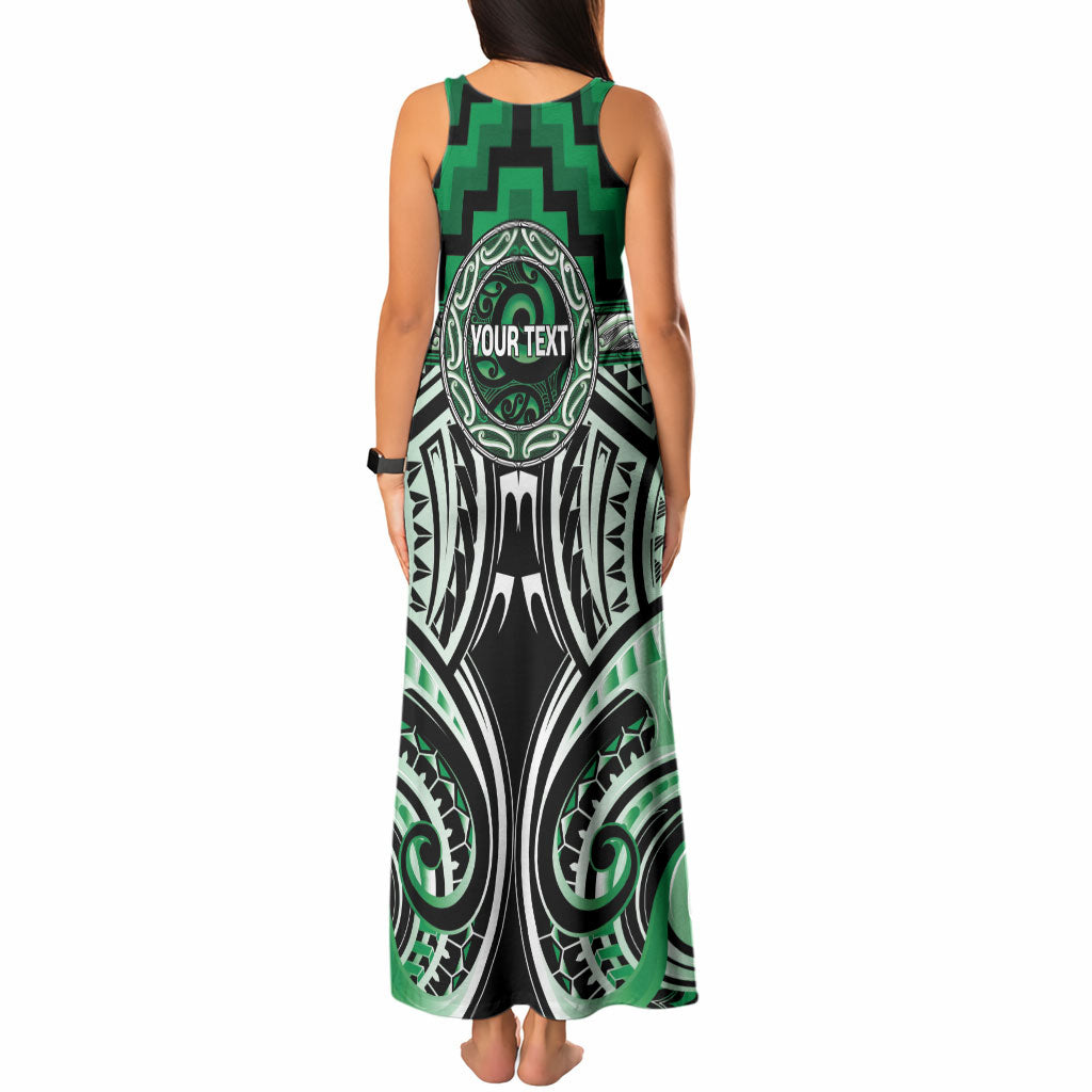 Aotearoa Ngati Maniapoto Personalised Tank Maxi Dress Maori Iwi Poutama Puhoro Tattoo