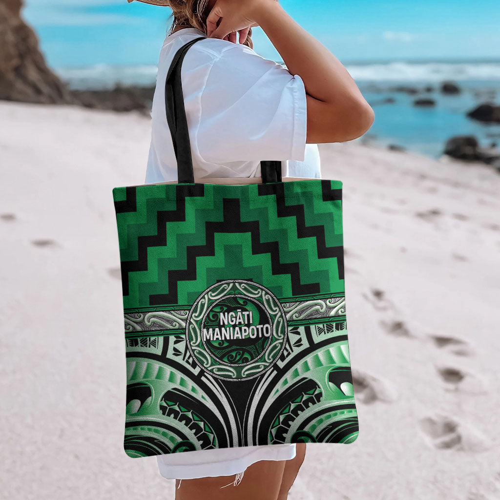 Aotearoa Ngati Maniapoto Tote Bag Maori Iwi Poutama Puhoro Tattoo