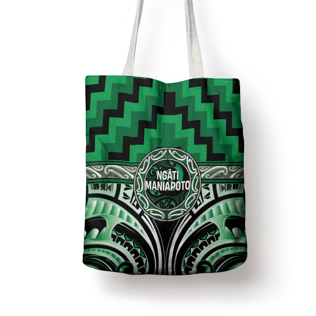 Aotearoa Ngati Maniapoto Tote Bag Maori Iwi Poutama Puhoro Tattoo