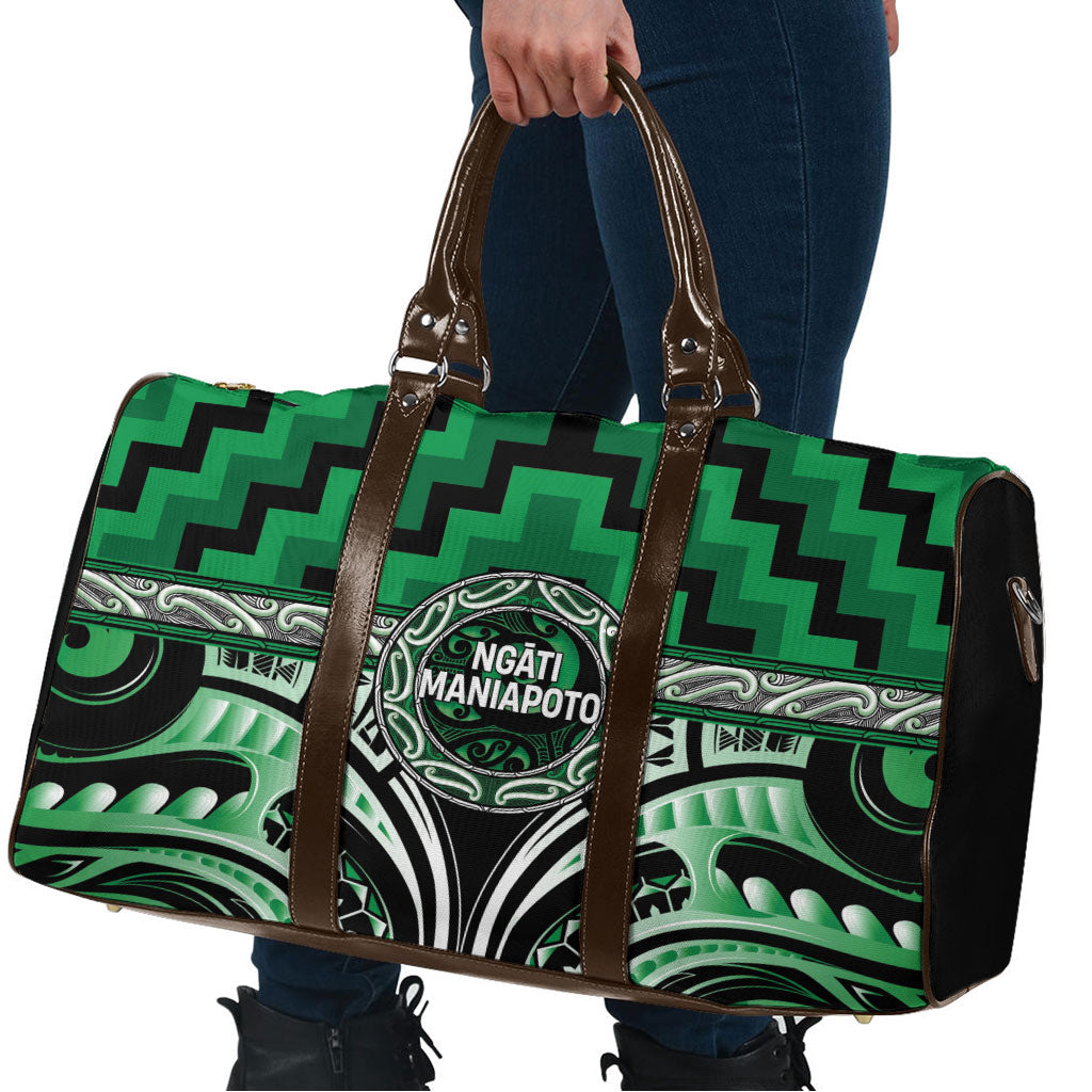 Aotearoa Ngati Maniapoto Travel Bag Maori Iwi Poutama Puhoro Tattoo