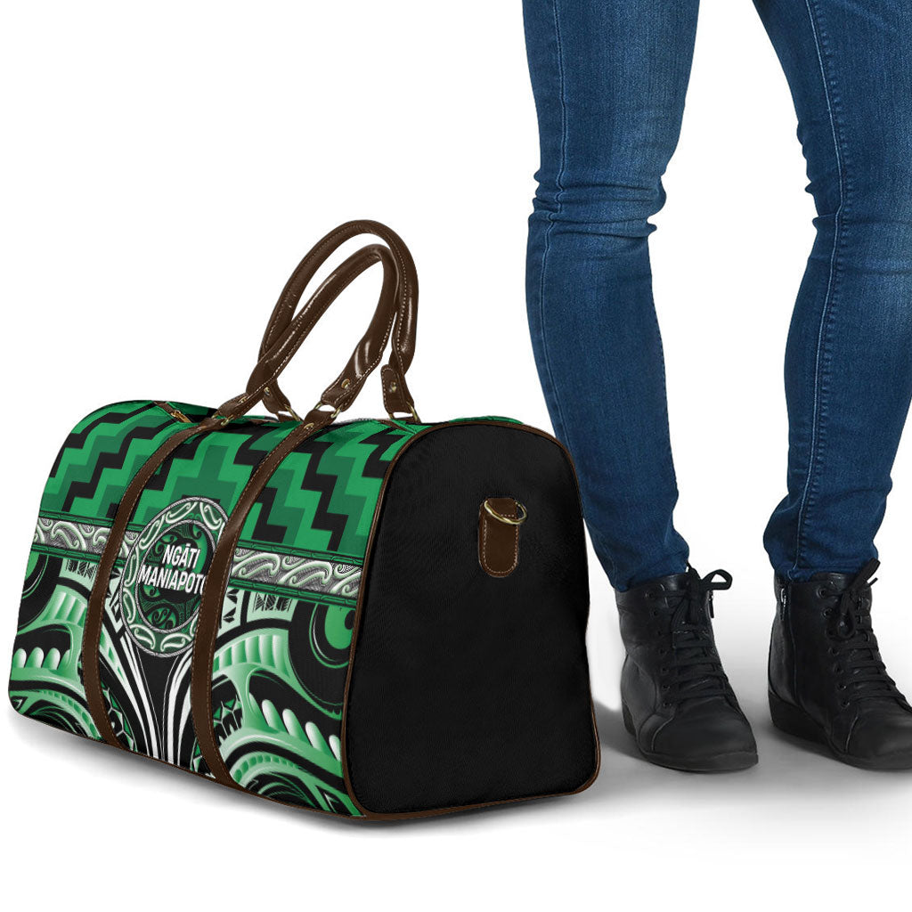 Aotearoa Ngati Maniapoto Travel Bag Maori Iwi Poutama Puhoro Tattoo