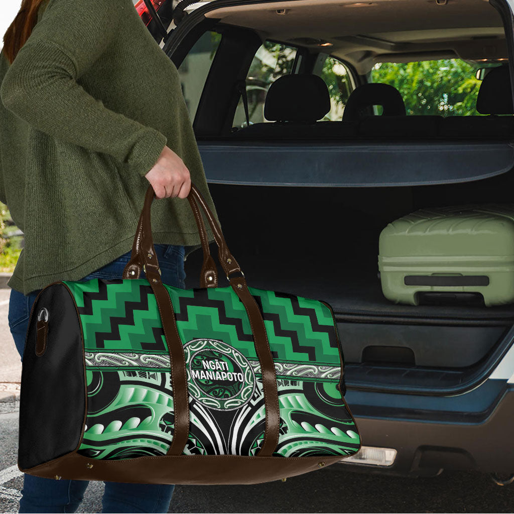 Aotearoa Ngati Maniapoto Travel Bag Maori Iwi Poutama Puhoro Tattoo