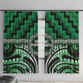 Aotearoa Ngati Maniapoto Window Curtain Maori Iwi Poutama Puhoro Tattoo
