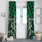 Aotearoa Ngati Maniapoto Window Curtain Maori Iwi Poutama Puhoro Tattoo
