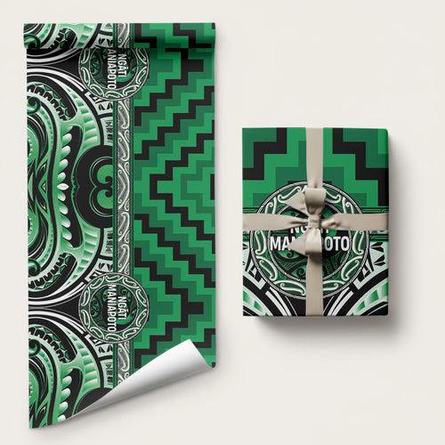 Aotearoa Ngati Maniapoto Wrapping Paper Maori Iwi Poutama Puhoro Tattoo