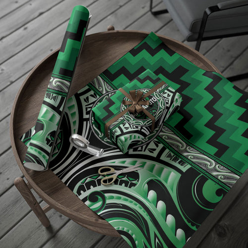 Aotearoa Ngati Maniapoto Wrapping Paper Maori Iwi Poutama Puhoro Tattoo