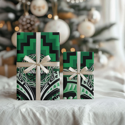 Aotearoa Ngati Maniapoto Wrapping Paper Maori Iwi Poutama Puhoro Tattoo