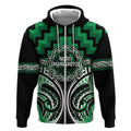 Aotearoa Ngati Maniapoto Personalised Zip Hoodie Maori Iwi Poutama Puhoro Tattoo